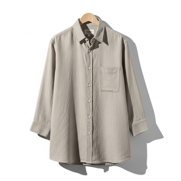 Cedarline Linen Blend Button-Up Shirt